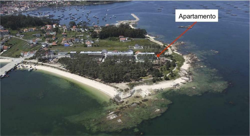 Excelente Apartamento En La Isla De Arosa Lägenhet Exteriör bild